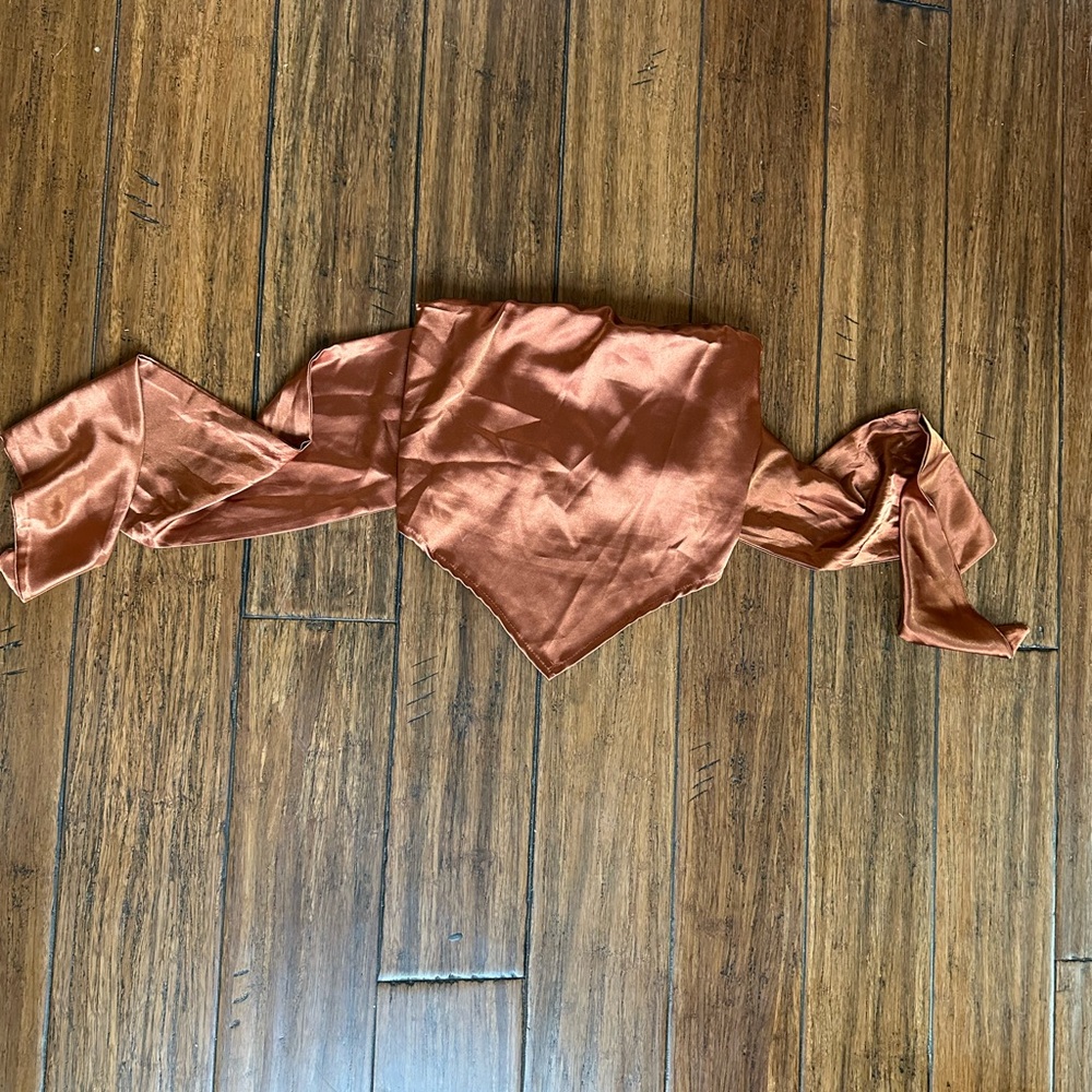 Windsor Terracotta Textured Scarf - Picture 1 of 4
